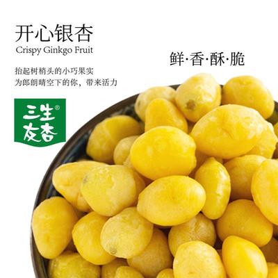 Happy Ginkgo Fruit Kernel precooked and ready to be eaten White nuts Xuzhou specialty nut leisure time snacks Salt and pepper 500g On behalf of