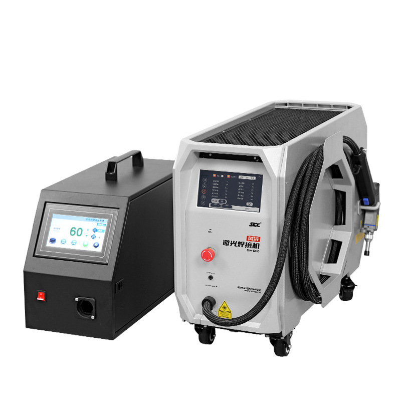 Máquina de soldadura por láser refrigerada por aire soldador pequeño acero inoxidable metal aleación de aluminio fibra máquina de soldadura láser portátil