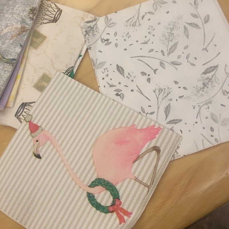 Export daily order kitchen oil-absorbing tissue Western restaurant napkin color printing pattern decorative pad handkerchief paper