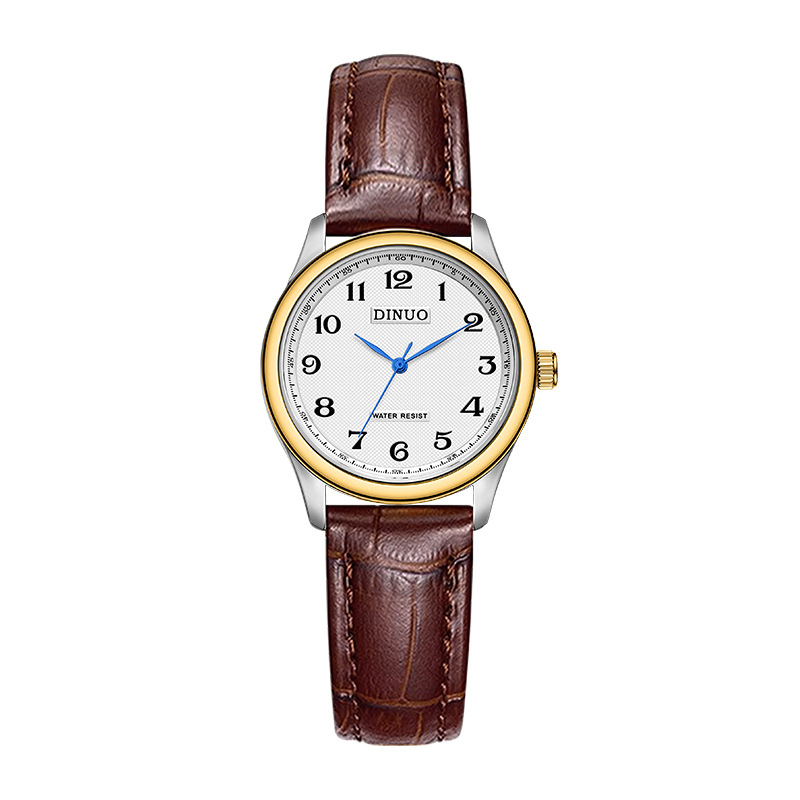 Female without calendar gold_white face brown belt