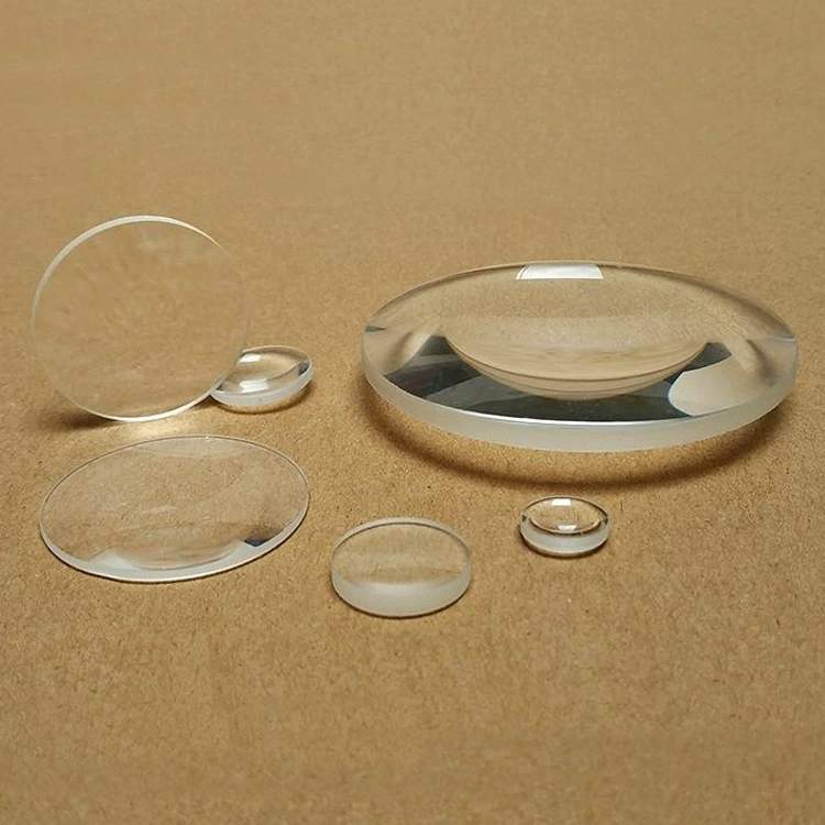 Выпуклая линза Оптическое стекло 50 мм5-10 раз увеличительная линза домашний проектор физика класс промышленная лаборатория