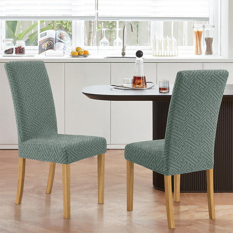 Silla de comedor de hotel para el hogar con tela jacquard elástica transfronteriza Parsons Chair