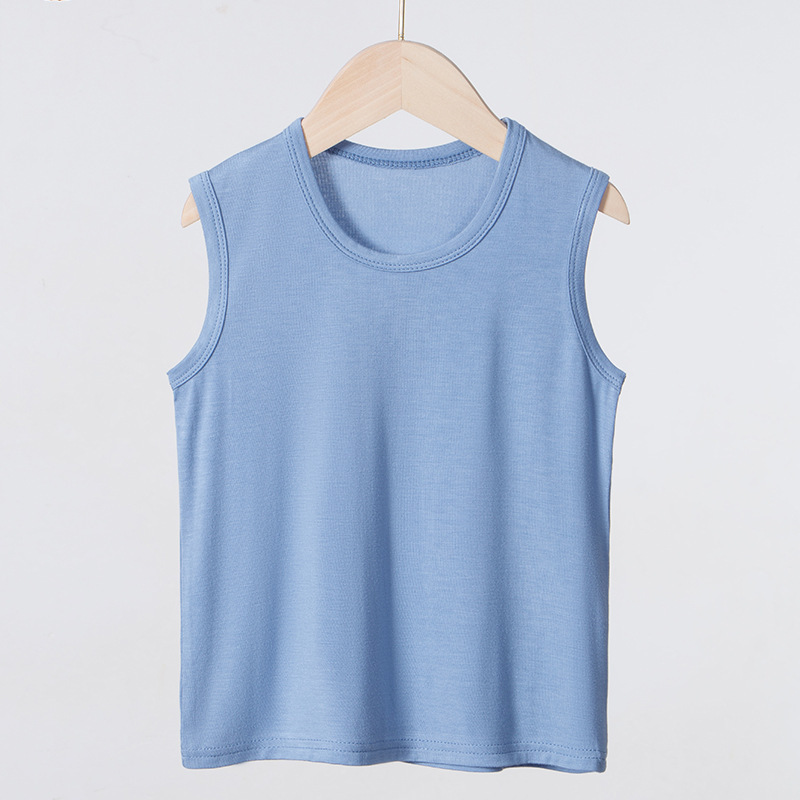 Le-plain vest) Deep blue