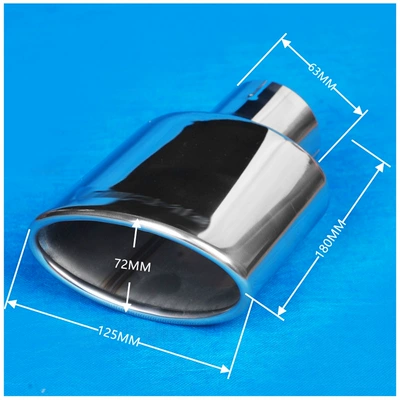Round Amg Tail Throat Car Exhaust pipe