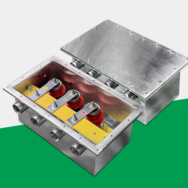 电缆直接接地箱三相四孔含保护层保护器110KV保护分支箱配电柜