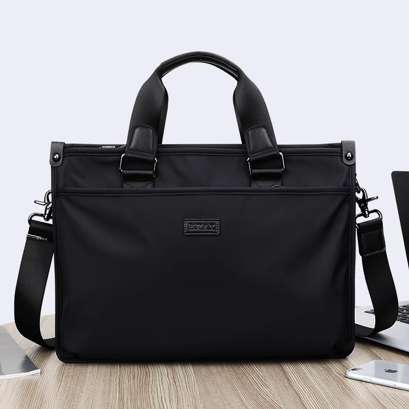 Cross-Border Wholesale Briefcase Men's Business Bag Office Briefcase Crossbody Bag Lawyer Document Bag Computer Shoulder Bag