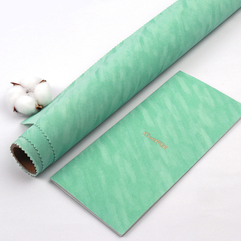 新品婚庆贺卡请帖邀请函包装绒布相框绒布水蓝色幻彩绒 装帧布、