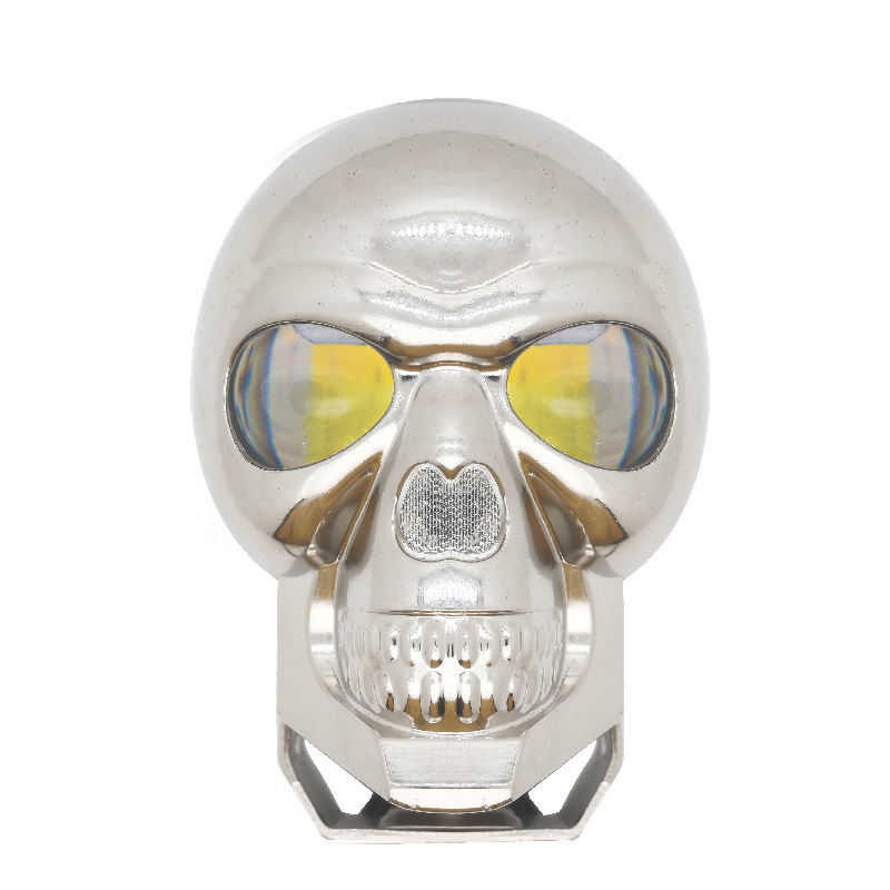 Motocicleta LED bicromático Spotlight Skull Spotlight Auto eléctrico Highlight Vehicle All-In - One Road Vehicle Revised Headlight