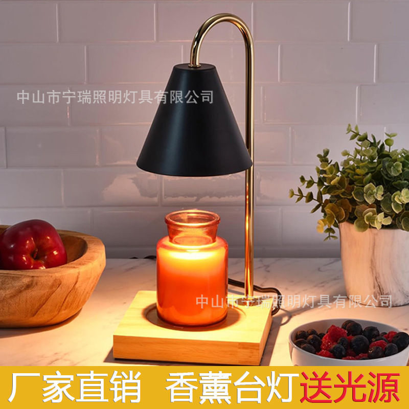 Cross-Border Aromatherapy Table Lamp, Melting Candle Lamp, Bedroom Bedside Wax Melting Lamp, Timer-Dimmable Wood Art Flameless Aromatherapy Table Lamp Cross-Border Aromatherapy Table Lamp, Melting Candle Lamp, Bedroom Bedside Wax Melting Lamp, Timer-Dimmable Wood Art Flameless Aromatherapy Table Lamp