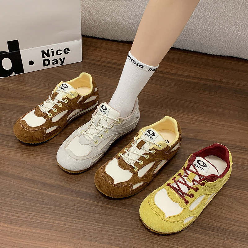 Extremely stylish polka dot German training shoes for women, 2026 autumn new model, outdoor functional style ballet shoes, color-blocked casual sports shoes Extremely stylish polka dot German training shoes for women, 2026 autumn new model, outdoor functional style ballet shoes, color-blocked casual sports shoes