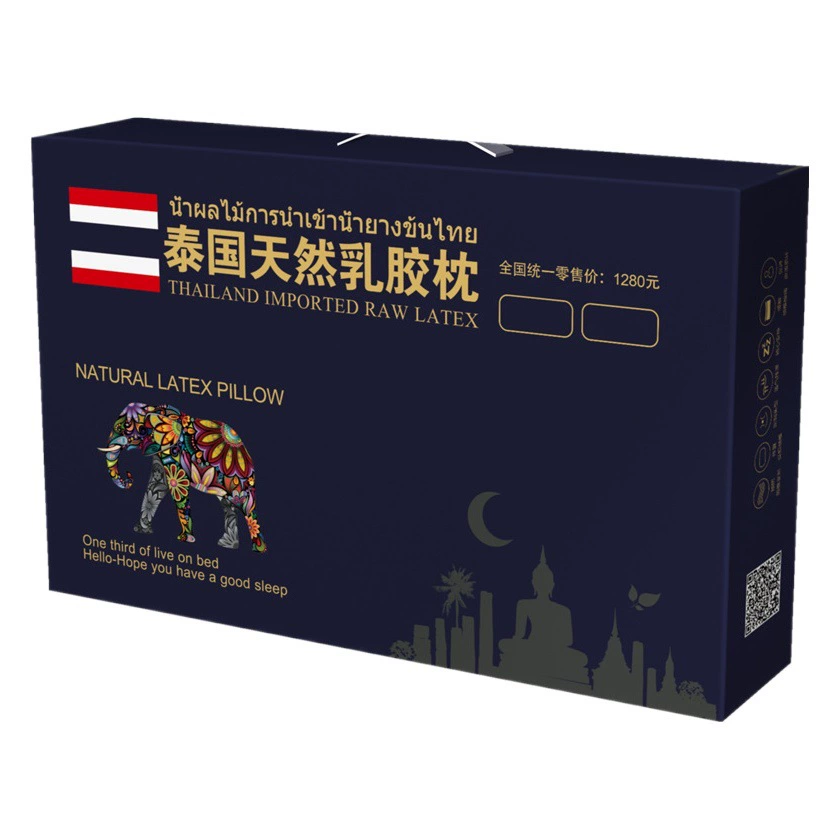 Прямые продажи с фабрики, тайская гранулированная латексная подушка, подарочная подушка для взрослых, подушка для шейного отдела позвоночника, латексная подушка, подарочная коробка, оптовая продажа