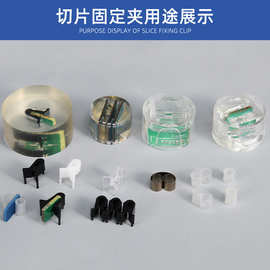 Goral 不锈钢 透明PET卷式 切片夹 样品固定夹 单个价格 金相耗材