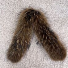 厂家货源貉子毛领毛条真毛貉子毛条亚马逊热销棉服羽绒服搭配批发