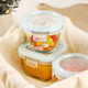 Shirako high borosilicate glass soup bowl fruit bowl fresh-keeping box for office workers and students microwave oven
