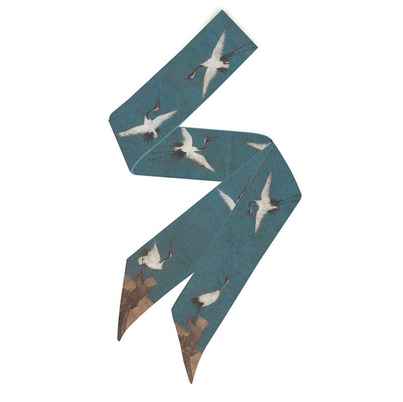 Pavo real azul Ruihe figura