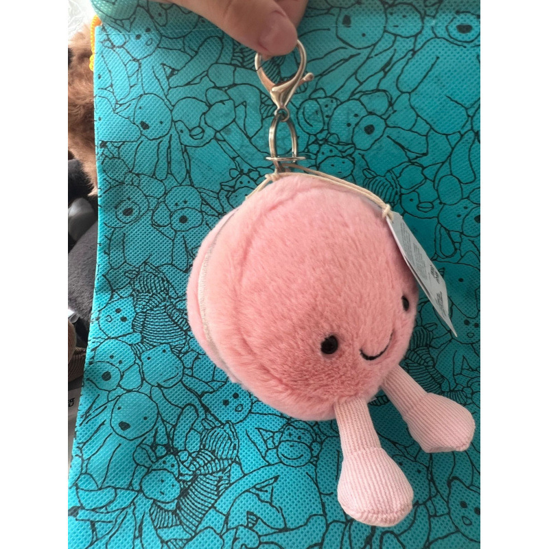 jellycat挂件三标齐全带钢印巴塞罗熊茄子牛角包 款式齐批发礼物|undefined