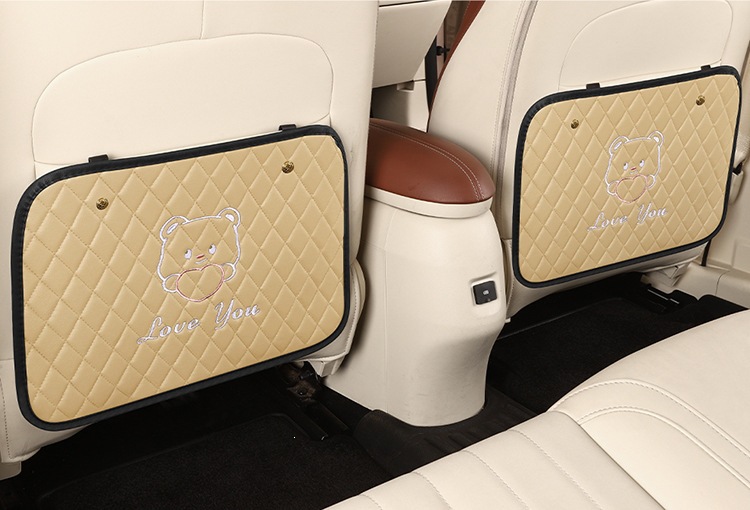 Car Anti-Kick Mat, Newly Upgraded Seat Back Storage Bag, Car Child Seat Back Hanging Bag, Storage Box, Car Interior Supplies