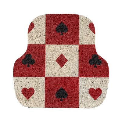 floor mat foot mat foot mat | Avtomobil döşəmə paspasları - poker-wire-loop-rear-foot-pad-1-lattice-see-description-for-size