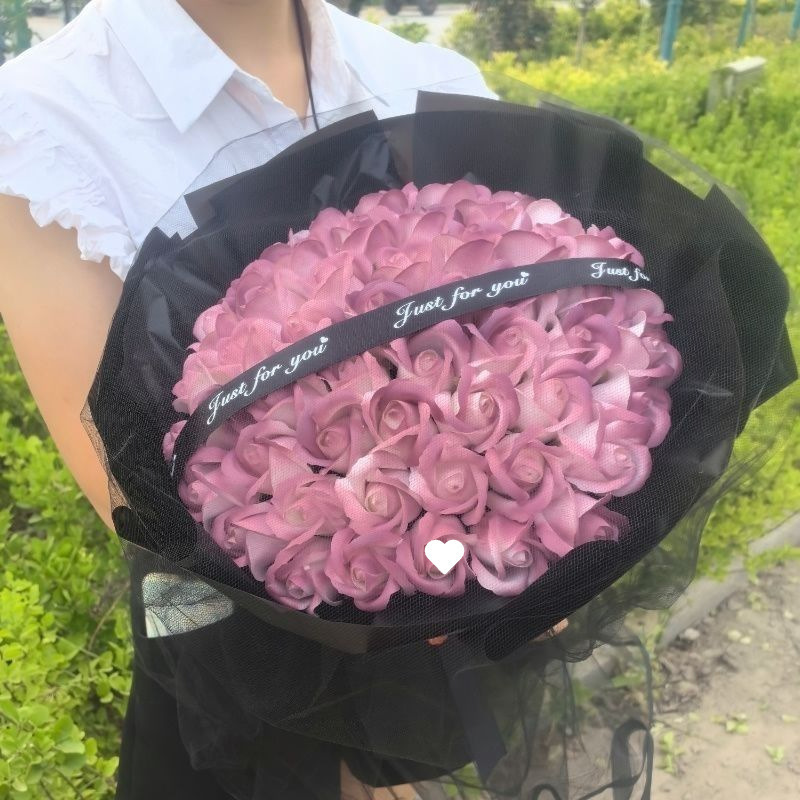 バラの花束、バレンタインデー、大晦日、ガールフレンドの誕生日、ロマンチックな石鹸、プリザーブドフラワー|undefined