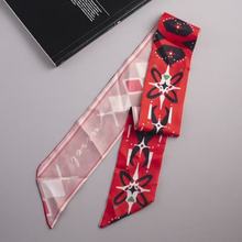 长款丝巾韩系清新可爱女士装饰绑包包丝带小领巾发带飘带围巾