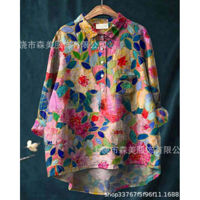 2025 ホットスタイル夏の女性の新しいアマゾン AliExpress ルーズプリントラウンドネックカジュアル大きいサイズの女性の Tシャツ|undefined