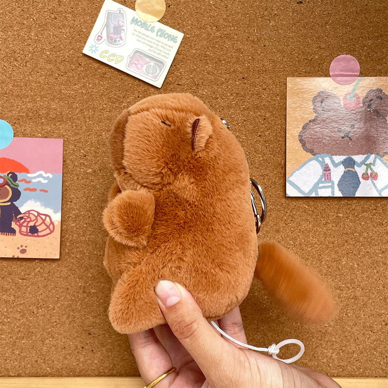 かわいい漫画カピバラシリーズぬいぐるみペンダントモルモット人形カピバラ子供のホリデーギフト卸売|undefined