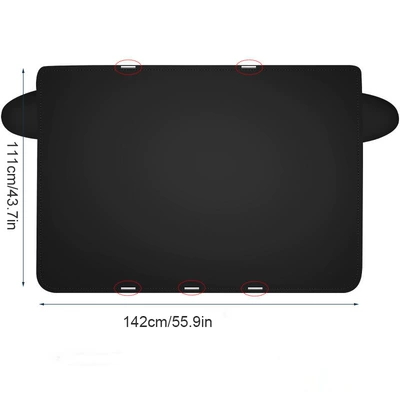 Car snow shield Cover to Cover Snow, Silver-Coated Cloth