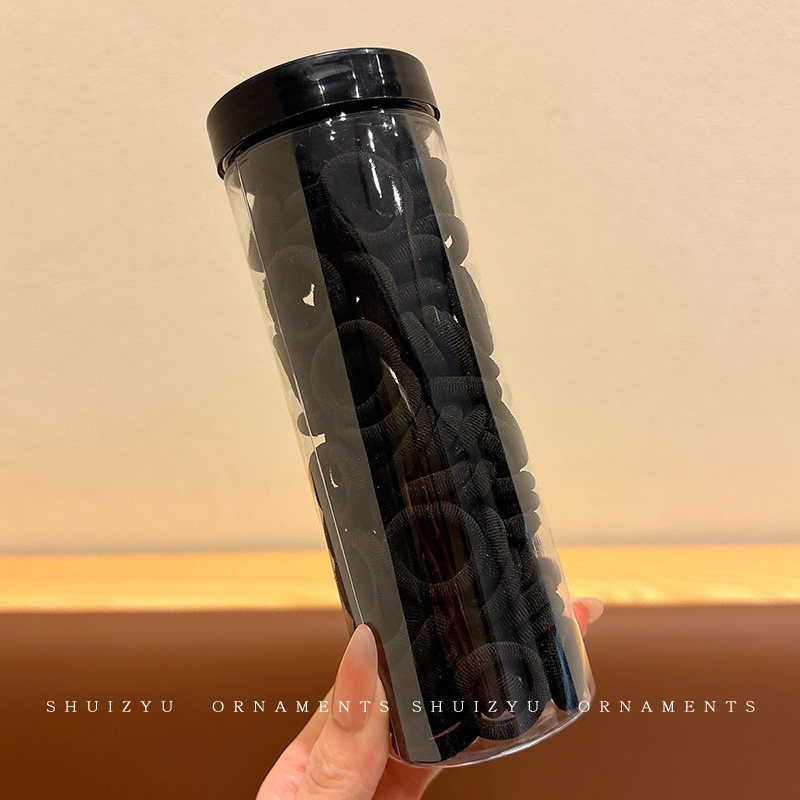 Anillo para el cabello de los niños, banda de goma de alta elasticidad, cabello trenzado, no daña el cabello, cuerda para atar al bebé, red neta 2025 nueva funda de cuero de cuerda para el cabello