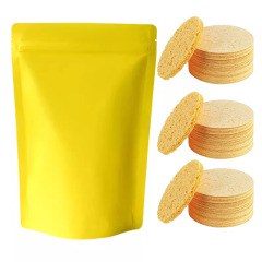 亞馬遜袋裝壓縮面部海綿一次性清潔卸妝洗臉撲美容SPA專用