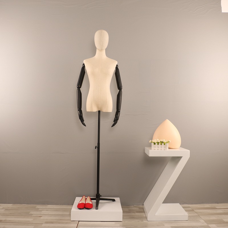 Maniquí de escaparate para tienda de ropa, maniquí femenino de medio cuerpo, maniquí de exhibición, maniquí de enseñanza, maniquí femenino para ropa, modelo de busto pequeño.