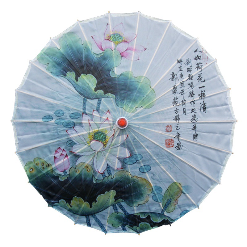 Ancient style oil paper umbrella wholesale can be drenched in the rain classical Hanfu dance umbrella brush tung oil performance catwalk photo prop umbrella