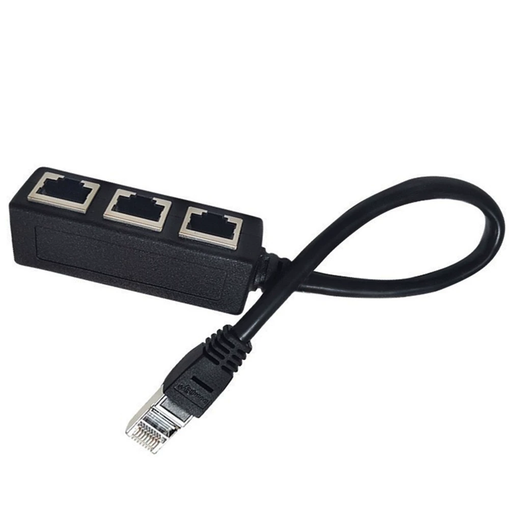 Адаптер распределения RJ45 Ethernet устройства 1 Гонг к 3 родительский порт LAN сеть RJ45 1 точка три удлинительная линия