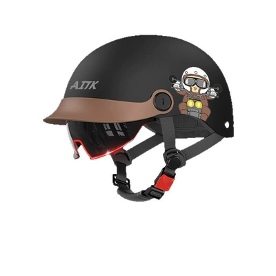 Motosiklet kaskı (dəbilqə) — 3C certified electric motorcycle helmet for