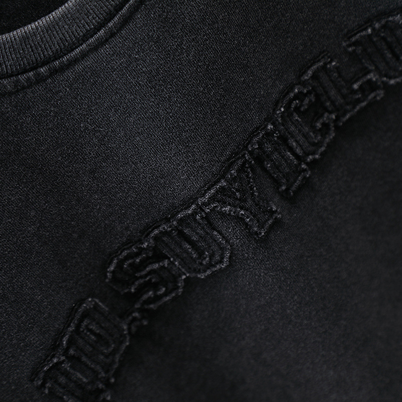 7401 Traje negro para niños 2025 nueva ropa de verano de manga corta para niños y niños de moda, estilo occidental, verano de dos piezas