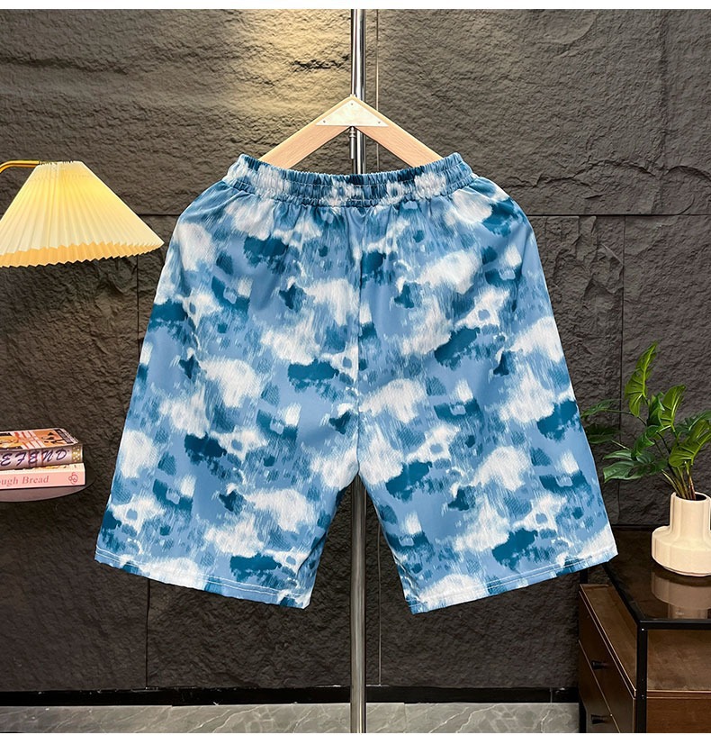 Shorts de plage imprimés pour homme coupe ample séchage rapide_voghion.com