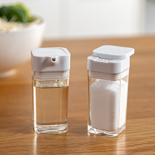 One piece drop shipping kitchen seasoning bottle set household plastic seasoning jar barbecue seasoning bottle oil salt sugar bottle combination pack
