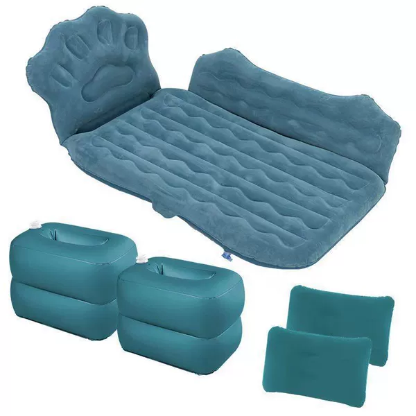 Velvet side blocking footprint ink green+storage pier+electric pump