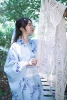 No. 33 kimono comes with a simple girdle and fan (bow tie, inner outfit is photographed separately)