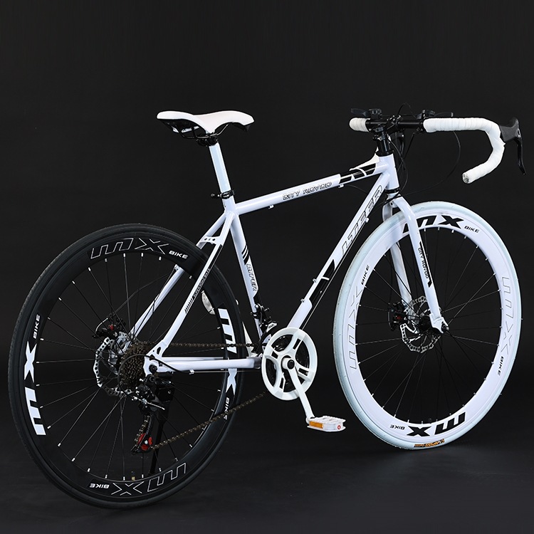 Road Bicycle Adult Internet Celebrity Variable Speed Double Disc Brake Dead Fly Racing Student Work Commuting Leisure High-Looking Bicycle