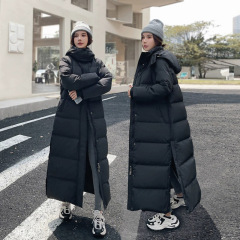 2025新款超长款羽绒服女长过膝艺考生到脚踝冬极寒东北加厚白鸭绒