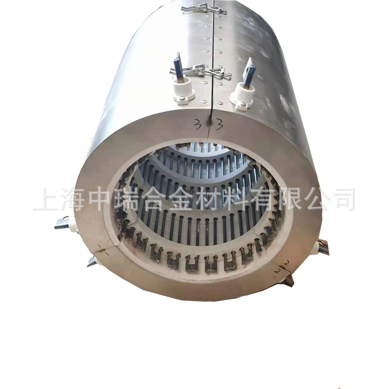 管道式加热器对开型井式管式陶瓷加热模块圆形炉膛扩散炉炉体