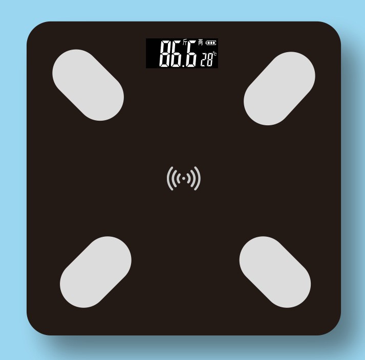 Escala inteligente, escala de salud, escala electrónica, escala doméstica pequeña de alta precisión, escala de carga Bluetooth, escala de grasa corporal al por mayor