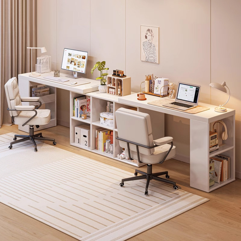 Estrictamente elegido escritorio de doble sala de estar estudio estudio de la mesa de dormitorio梳妆台 de esquina escritorio estante de escritorio una mesa