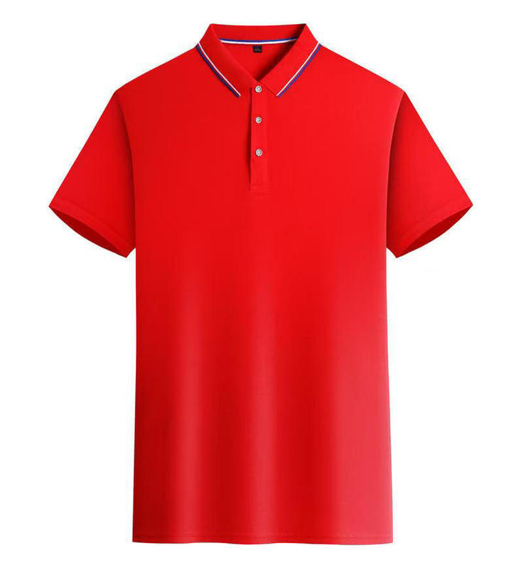 シルクコットン速乾インターカラーラペルプリントロゴ作業服半袖ポロシャツ180g(個包装なし)|undefined