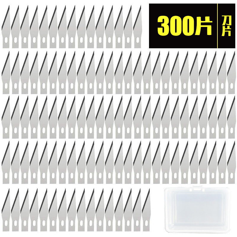 Cuchillo de talla en caja cuchillo de lápiz cuchillo de reemplazo cabeza no.11 # cuchillo de talla Reparación de teléfonos móviles hoja de eliminación de pegamento pala plana película