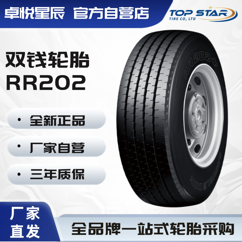 双钱轮胎 DOUBLE COIN 9.00R20-16 RR202 全钢丝子午线轮胎