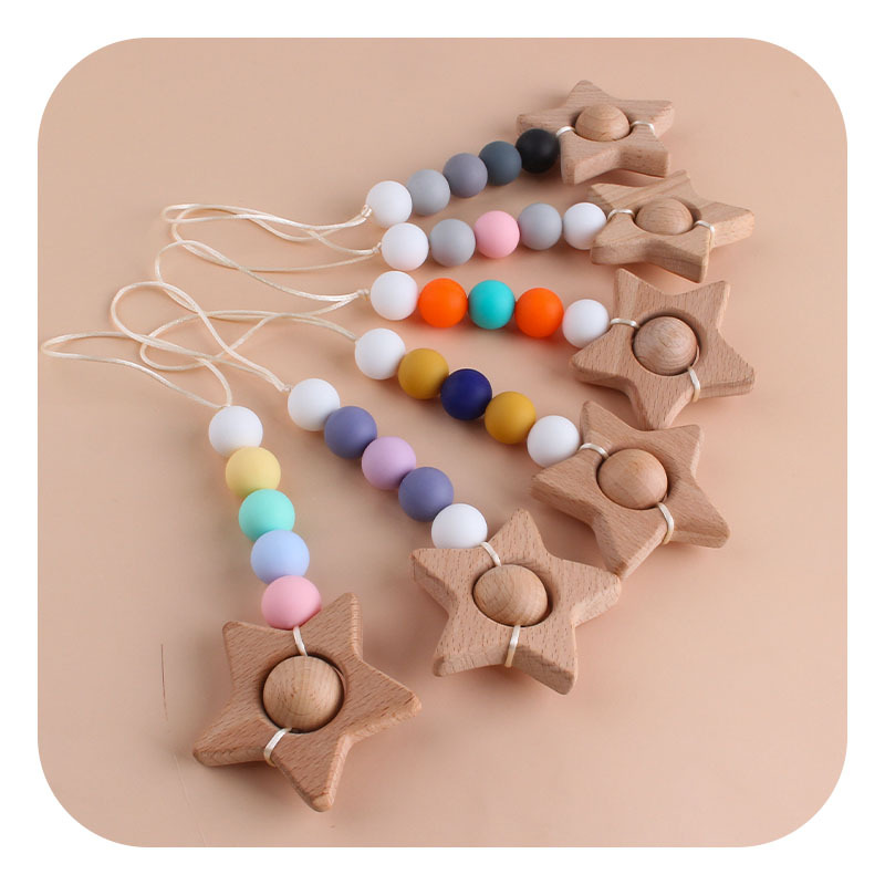 Creativo DIY nuevo Haya estrella de cinco puntas juguete colgante contraste color silicona estrella llavero colgante bolsa colgante