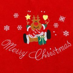 クリスマス漫画刺繍ワッペン カスタム クリスマスエルクコンピューター刺繍布ラベル 衣類パッチ装飾