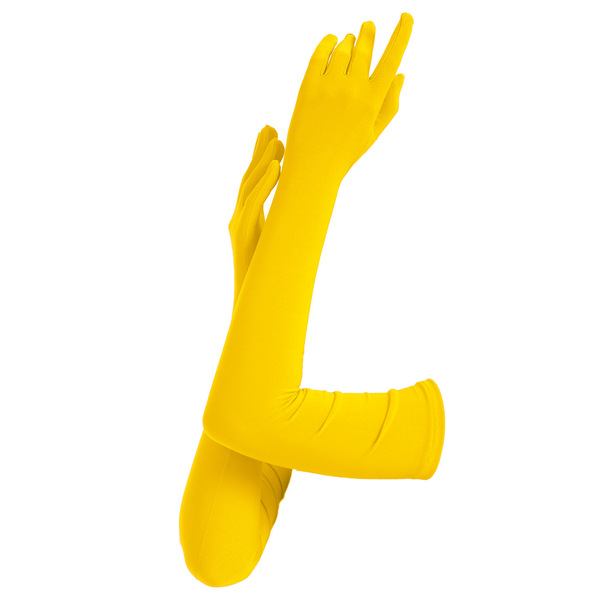 Long elastic summer thin gloves