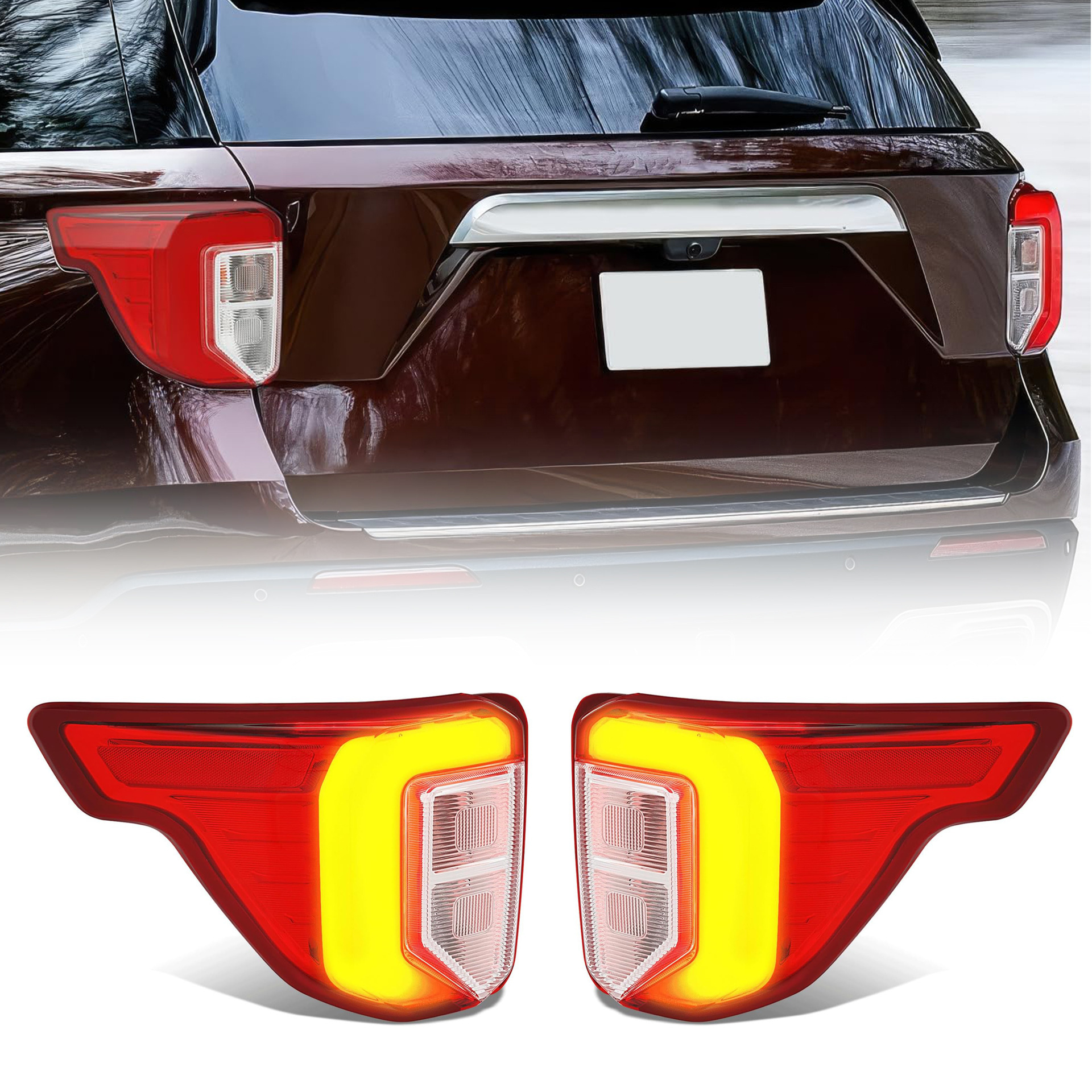 20 - 22 Ford Explorer Rear Light Assembly Explorer Rear Light Assembly Explorer Rear Light Assembly